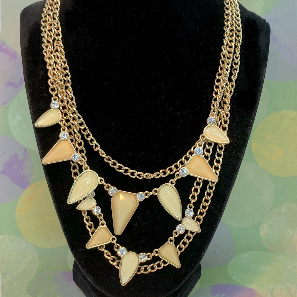 Nicole By Nicole Miller Layered Chain Statement Necklace